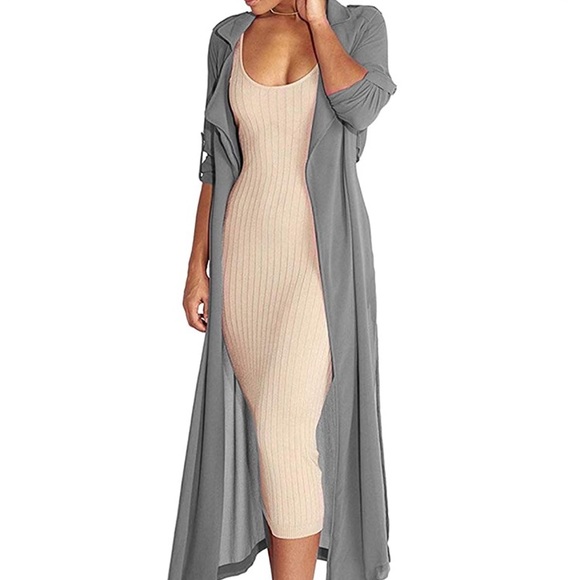 Sheer long duster jacket - Picture 2 of 5